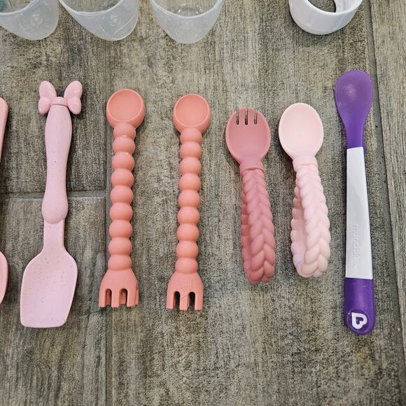 Baby Feeding Pacifier Lot of 48 Fork Spoon Formula Bottles Dr. Brown Cutie Pat - Picture 3 of 11